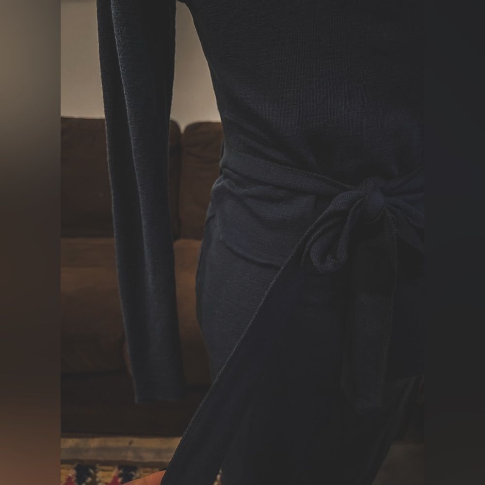 🐑By Basics🐑 Merino Wool Wrap Dress - Picture 6 of 14